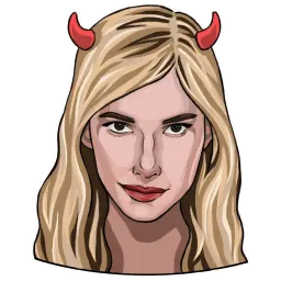 Emma Roberts sticker 6