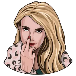 Emma Roberts sticker 7