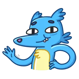 Голубой волк sticker 5