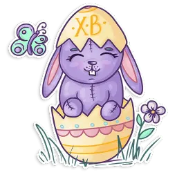 Easter Rabbit Toy sticker 2