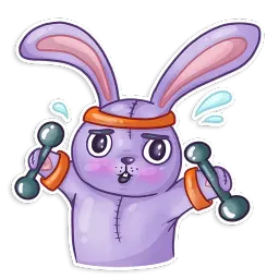 Easter Rabbit Toy sticker 4