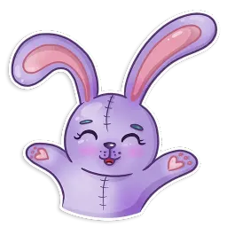 Easter Rabbit Toy sticker 5