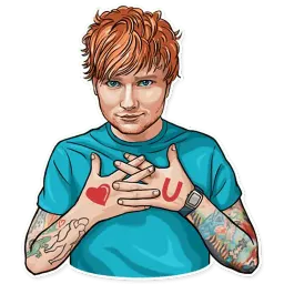 Sheeran sticker 12