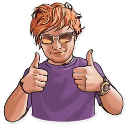 Sheeran sticker 3