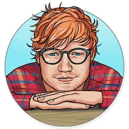 Sheeran sticker 6