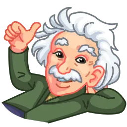 Эйнштейн sticker 3