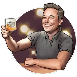 Илон Маск sticker 11