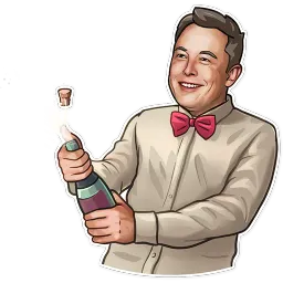 Илон Маск sticker 12