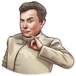 Илон Маск sticker 3