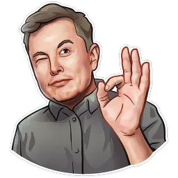 Илон Маск sticker 4