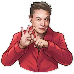 Илон Маск sticker 5