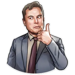 Илон Маск sticker 6