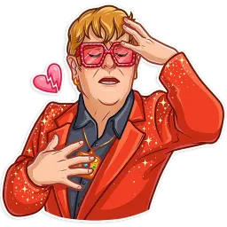 Элтон Джон sticker 5