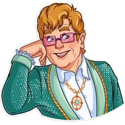 Элтон Джон sticker 6