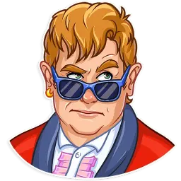 Элтон Джон sticker 7