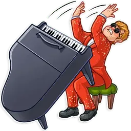 Элтон Джон sticker 8