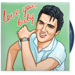 Элвис Пресли sticker 9