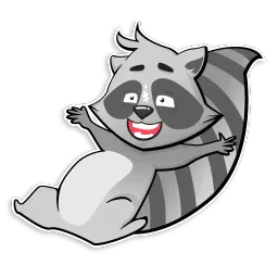 Енот Полоскун sticker 11