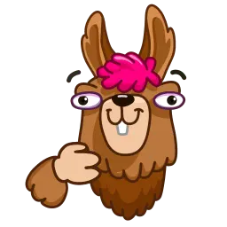 Альпака sticker 3