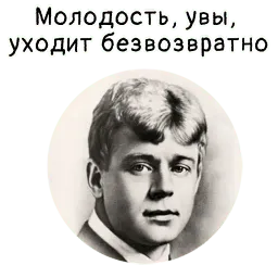 Мысли Есенина sticker 2
