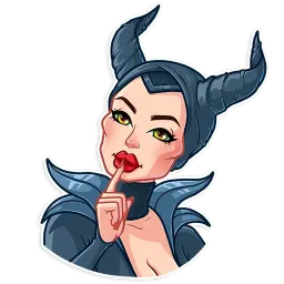 Maleficent sticker 12