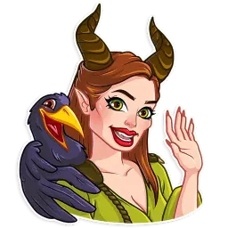 Maleficent sticker 5