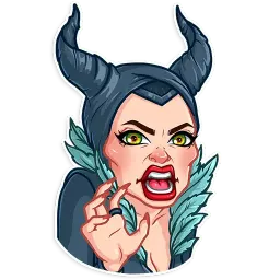 Maleficent sticker 9