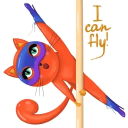 Экзотичный кот sticker 2