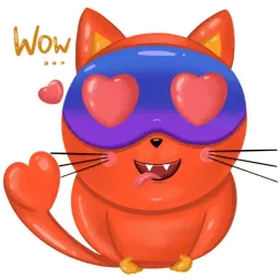 Экзотичный кот sticker 6