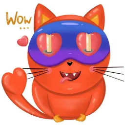 Экзотичный кот sticker 7