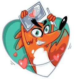 Лисичка sticker 11