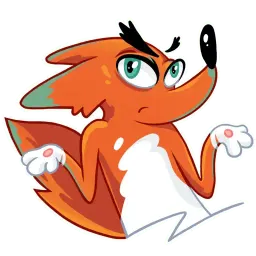 Лисичка sticker 3