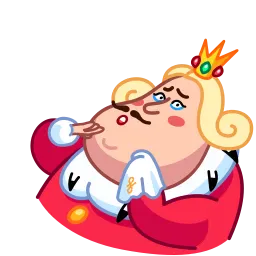Толстый король sticker 1