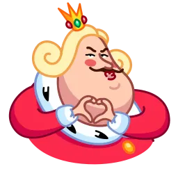 Толстый король sticker 2