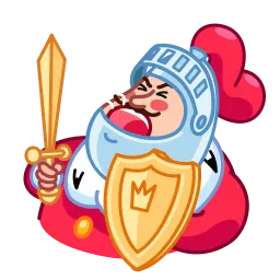 Толстый король sticker 12
