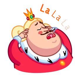 Толстый король sticker 8