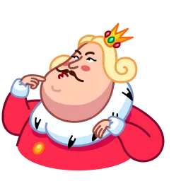 Толстый король sticker 9