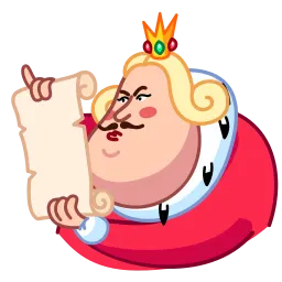 Толстый король sticker 10