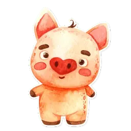 Свинка Фил Telegram sticker pack