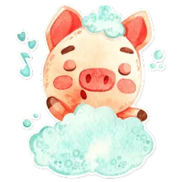 Свинка Фил sticker 3