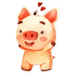 Свинка Фил sticker 4