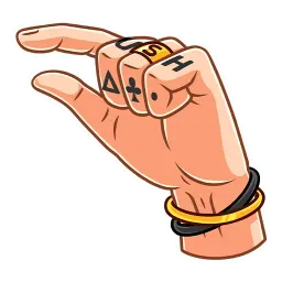 Жесты sticker 7