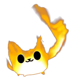 Огненный кот sticker 3