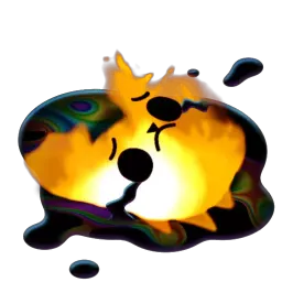 Огненный кот sticker 6