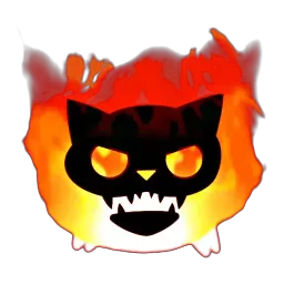 Огненный кот sticker 7