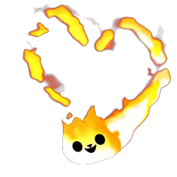 Огненный кот sticker 8