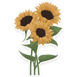 Flowers sticker 3