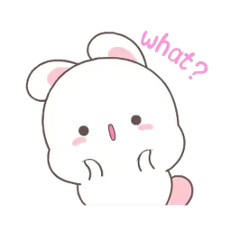 Пушистый зайчик Stickers | Стикеры sticker 12