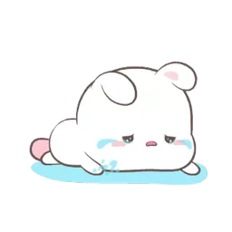 Пушистый зайчик Stickers | Стикеры sticker 7