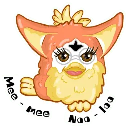 Fluffy Friend Furby sticker 2